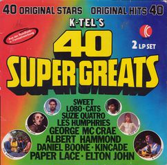 Various ‎– K-Tel's 40 Super Greats - 1975 - Άριστη κατάσταση