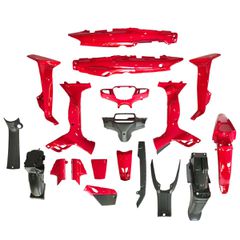 Κουστούμι σετ πλαστικών (19τμχ) Yamaha Crypton R 105 STRONG κόκκινα