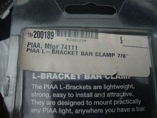 PIAA L-BRACKET BAR CLAMP 7/8-thumb-1