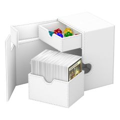 Ultimate Guard Flip`n`Tray 133+ XenoSkin White-thumb-3