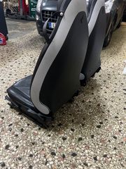 Mercedes slk r171 2004-2010 καθίσματα σετ σε μαυρο δερμα με αεροσακους-thumb-5