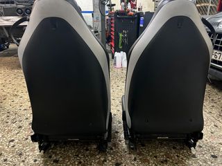 Mercedes slk r171 2004-2010 καθίσματα σετ σε μαυρο δερμα με αεροσακους-thumb-3