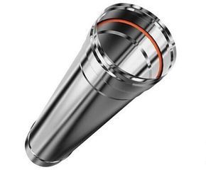 Καμινάδα Ανοξείδωτη Μονού Τοιχώματος 0,50m Φ150 - InoxShell