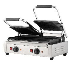 Τοστιέρα Grill επαφής 692 ισχύος 2x3,6kW με πλαστικές θερμομονωτικές λαβές