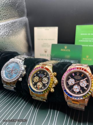 Rolex Daytona Rainbow All Models 40’ Replica Αντίγραφο