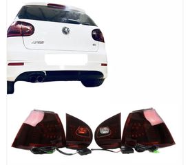 ΦΑΝΑΡΙΑ ΠΙΣΩ Vw Golf V (5) 03-08 Led Urban Style Cherry Red/Smoke Winjet