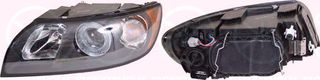 Carro Φανάρι Εμπρός Μαύρος (Ε) (DEPO) κατάλληλο για VOLVO S40 2004-2007 (544) / 30678899 - Δεξί - 1 Τεμ