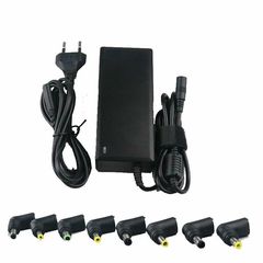 Power Charger Universal AC-DC Notebook 90W & 8 Tips Black Τροφοδοτικό Φορητού