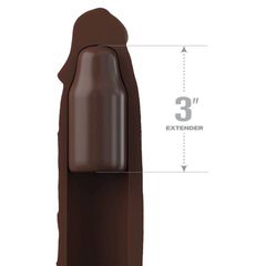 PIPEDREAMS SLEEVE 22,86 CM + 7,62 CM PLUG BROWN-thumb-1