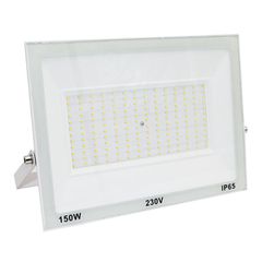 Προβολέας LED SMD 150W 230V με ενδιάμεσο χρώμα φωτός 4000K 15000lm IP65 σε λευκό χρώμα