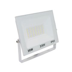 Προβολέας LED SMD 30W 230V ψυχρό φως 6200K 2700lm IP65 λευκό χρώμα