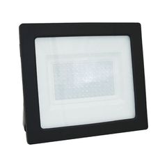 Προβολέας LED SMD 100W 230V με πορτοκαλί χρώμα φωτός IP65 σε μαύρο χρώμα