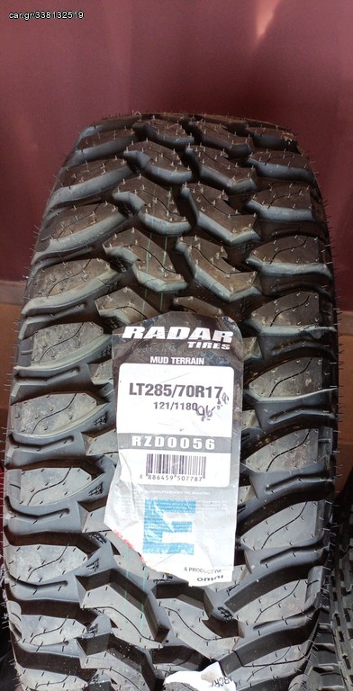ΕΛΑΣΤΙΚO RADAR TIRES MUD TERRAIN  DOT:2618