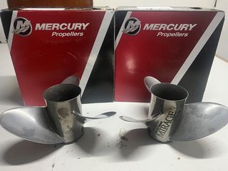 2x Mirage Plus Mercury Marine 19P 48-13700 & 48-13701 Αριστερή + Δεξιά Ζευγάρι