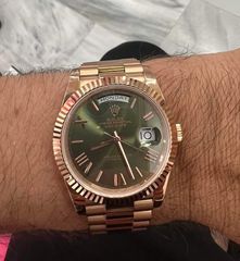 Rolex daydate olive green 5AAAAA replica