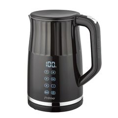 Primo PRCK-40429 Βραστήρας Digital Ανοξείδωτος Cool touch Μαύρος 1.7L 2200W