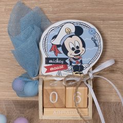 Μπομπονιέρα βάπτισης ημερολόγιο 6025 Mickey -