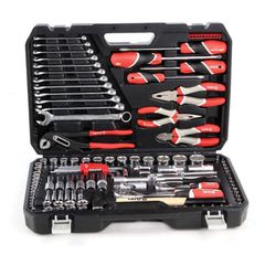 YT-38901 Σετ Κασετίνα με Καρυδάκια 1/4" & 1/2" 122 Τεμάχια 20038901 - ΣΥΛΛΟΓΕΣ ΠΛΗΡΗΣ - YATO (#20038901)