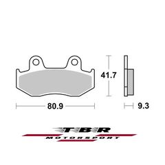 ΜΕΤΑΛΛΙΚΑ ΤΑΚΑΚΙΑ SINTER METAL PADS TBR940