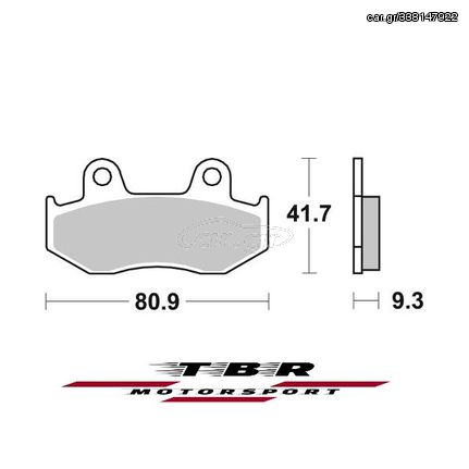 ΟΡΓΑΝΙΚΑ ΤΑΚΑΚΙΑ SP ORGANIC BRAKE PADS SP TBR940