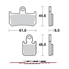 ΤΑΚΑΚΙ BRAKE PADS TBR928 YAMAHA  YZF R1 1000 07