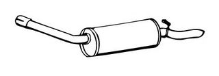 Ford Scorpio Οπίσθιο Σιλανσιέ-thumb-1