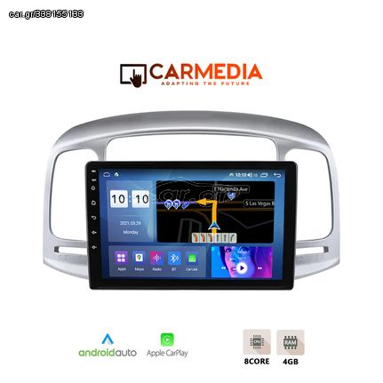 MEGASOUND - CARMEDIA CM409-13 TABLET 9'' OEM HYUNDAI ACCENT 2006-2011