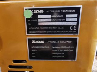 Εκσκαφέας Με Ερπύστριες Xcmg 2026 XE19E ΕΚΣΚΑΦΑΚΙ ΠΛΑΤΟΥΣ 0,99 - 1,30-thumb-10