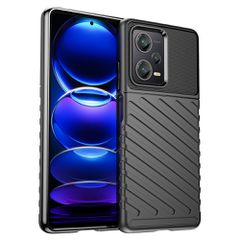 Thunder Case case for Xiaomi Redmi Note 12 Pro+ silicone armor case black