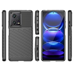 Thunder Case case for Xiaomi Redmi Note 12 Pro+ silicone armor case black-thumb-1