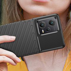 Thunder Case case for Xiaomi Redmi Note 12 Pro+ silicone armor case black-thumb-4