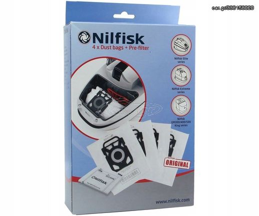 Nilfisk Elite hoover bags 107412688 4 pcs.