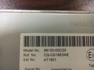 Εργοστασιακό Ράδιo-cd ραδιόφωνο TOYOTA με USB  86120-0DC20 μαζί με το πλαίσιο -thumb-1