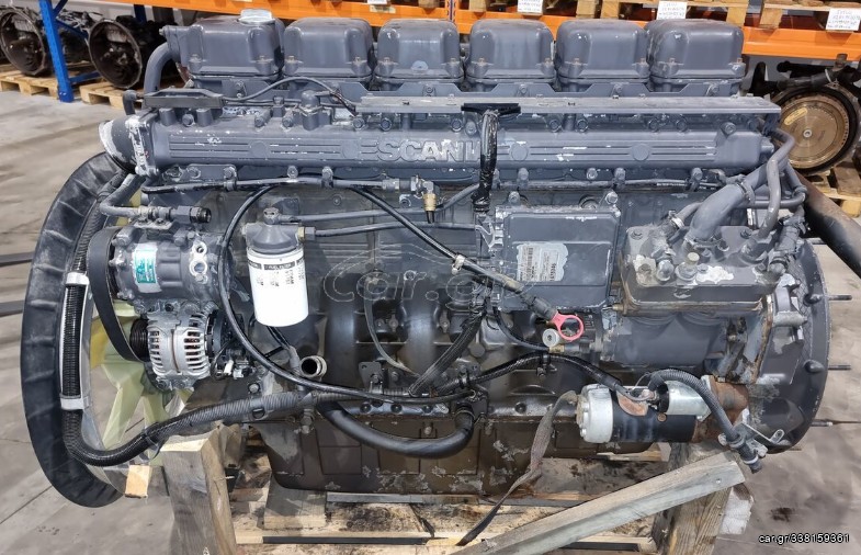 ΜΗΧΑΝΗ ΑΠΟ SCANIA - R124 LA4X2LA 420 - DC1201 / 420HP - ΜΟΝΟΜΠΛΟΚ EURO 3