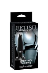 Fetish Fantasy Beginners Butt Plug Μαύρο OS-thumb-3