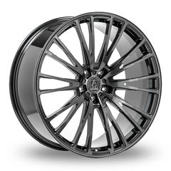 AXE WHEELS FF2 FORGED GLOSS BLACK POLISHED - TINTED 23*10