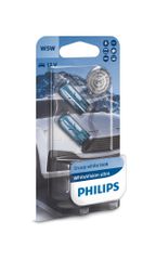 PHILIPS W5W White Vision Ultra 12V 5W 3300K (12961WVUB2) 2τμχ