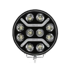 LED Προβολέας Λευκός 10-30 Volt Υψηλής Ισχύος 150W Πορτοκαλί  Λευκό Πορείας ø230mm IP68