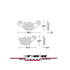 ΟΡΓΑΝΙΚΑ ΤΑΚΑΚΙΑ SP ORGANIC BRAKE PADS SP TBR905