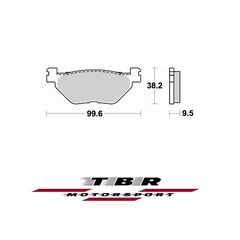 ΤΑΚΑΚΙ BRAKE PADS TBR903 YAMAHA  TDM 900 02