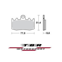 ΟΡΓΑΝΙΚΑ ΤΑΚΑΚΙΑ SP ORGANIC BRAKE PADS SP TBR892