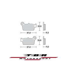 ΤΑΚΑΚΙ BRAKE PADS TBR890 APRILIA  MXV 450 09