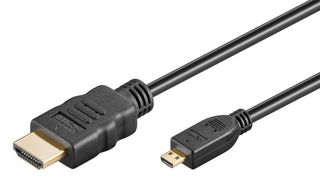 GOOBAY καλώδιο HDMI σε HDMI Micro 53784, Ethernet, 4K/60Hz, 1.5m, μαύρο