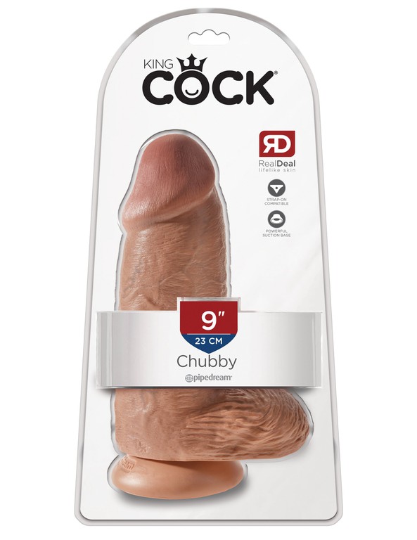 King Cock Chubby Realistic Dildo Tan