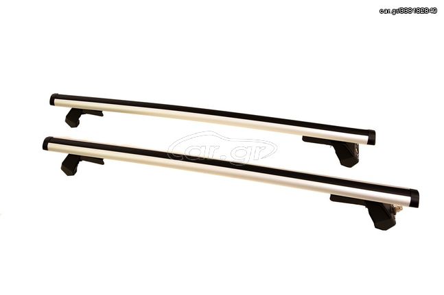 Μπάρες Οροφής Αυτοκινήτου Hermes GS3 110cm Set (KIT S740) Αλουμινίου Ασημί | Pancarshop