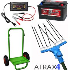 ATRAX 4 + ΜΠΑΤΑΡΙΑ 80AH(ΚΟΡΕΑΣ) + ΦΟΡΤΙΣΤΗΣ + ΚΑΡΟΤΣΙ ΜΕ ΣΥΜΠΑΓΕΙΣ ΤΡΟΧΟΥΣ * € 670 ΜΕ ΦΠΑ * ΠΡΟΣΦΟΡΑ *