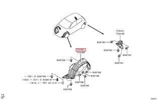 ΘΟΛΟΣ ΕΜΠΡΟΣ ΑΡΙΣΤΕΡΟΣ MITSUBISHI ΓΝΗΣΙΟΣ (5370A925)