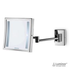 Καθρέπτης Μπάνιου LED Μεγεθυντικός 21,5x21,5 Luminor Chrome FD02-100