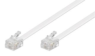 GOOBAY καλώδιο τηλεφώνου 93065, RJ11 6P4C, CCA, 15m, λευκό