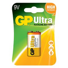 GP 9V ALKALINE BATTERY 1PCS BLISTER